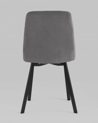 Стул Оливер Скуаре велюр Темно-серый / Oliver Square_4